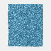 Couverture Polaire Paillettes Bleues de Boston (Devant)