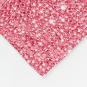 Couverture Polaire Paillettes et diamants roses de Faux (Coin)