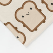 Couverture Polaire Pain de Kawaii / Blanchette de toast (Coin)