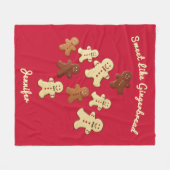 Couverture Polaire Pain d'épice rouge Cosy (Devant (Horizontal))