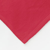 Couverture Polaire Pain d'épice rouge Cosy (Coin)