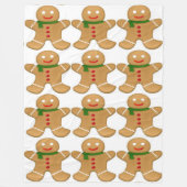 Couverture Polaire Pain d'épices Blanche Hommes (Devant)