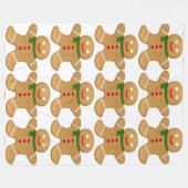 Couverture Polaire Pain d'épices Blanche Hommes (Devant (Horizontal))