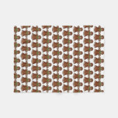 Couverture Polaire Pain d'épices Lady Christmas Cookie Holiday Baking (Devant (Horizontal))