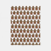 Couverture Polaire Pain d'épices Lady Christmas Cookie Holiday Baking (Devant)