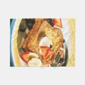 Couverture Polaire Pain grillé français (Devant (Horizontal))