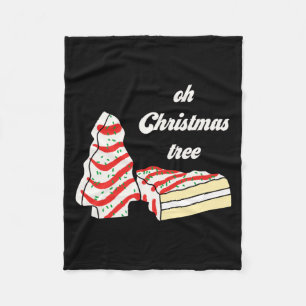Couverture Polaire Pains de Noël Arbres Cakes Debbie Drôle de Noël Sn