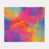 Couverture Polaire Paint Splateaux Blanche Toison (Devant (Horizontal))