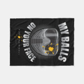 Couverture Polaire Paintball sur votre visage (Devant (Horizontal))