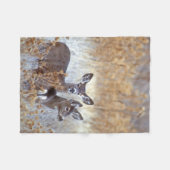 Couverture Polaire Paire de cerfs de Mule sauvage | Californie (Devant (Horizontal))
