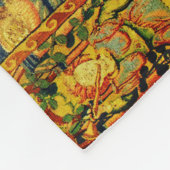 COUVERTURE POLAIRE PAIRE DE CERVEAUX EN DÉVERSEMENT, FLEURS D'IMAGINA (Coin)