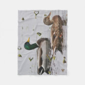 Couverture Polaire Paires de canards de Mallard (Devant)