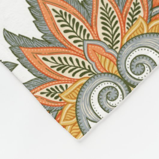 Couverture Polaire Paisley (Coin)