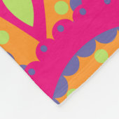 Couverture Polaire Paisley coloré (Coin)