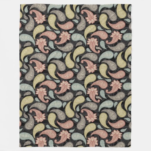 Couverture Polaire Paisley Pattern  (Devant)