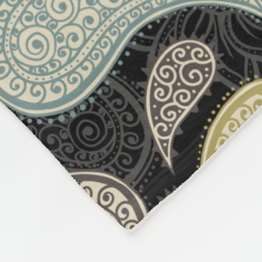 Couverture Polaire Paisley Pattern  (Coin)