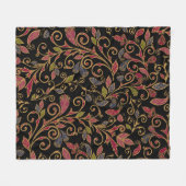 Couverture Polaire Paisley Vegetable Vintage Blend (Devant (Horizontal))
