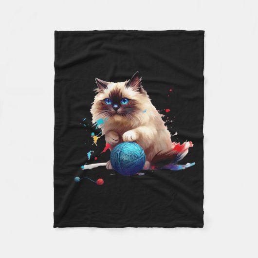 Couverture Polaire Pajama Ragdoll Cat Perfect For Cat Lovers! For Men (Devant)