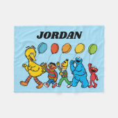 Couverture Polaire Pal de rue Sésame | Ballons de parti (Devant (Horizontal))