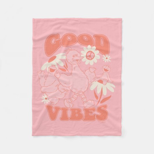 Couverture Polaire Pal de rue Sésame | GOOD VIBES (Devant)