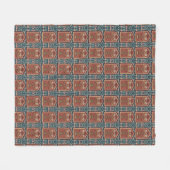 Couverture Polaire Palace Garden Charme | Impression florale de mogho (Devant (Horizontal))