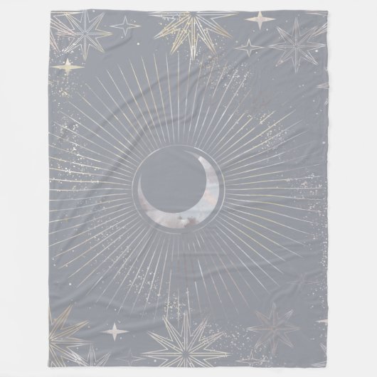 Couverture Polaire Pale Lune éclate (Devant)