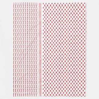 Couverture Polaire Palestinien Hatta Kufiya Motif traditionnel #2-Rou