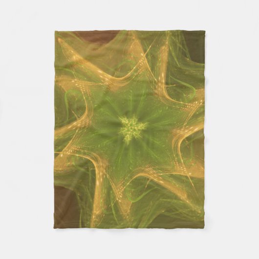 Couverture Polaire Palette en laiton fractée vert clair (Devant)