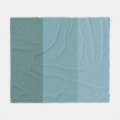 Couverture Polaire Palettes de couleurs pastels bleus (Devant (Horizontal))