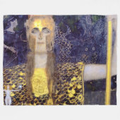 Couverture Polaire Pallas Athena, Gustav Klimt (Devant (Horizontal))