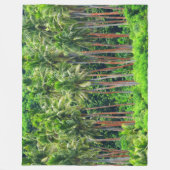 COUVERTURE POLAIRE PALM ROUGE (Devant)