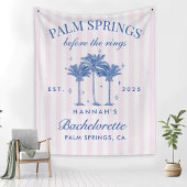 Couverture Polaire Palm Springs Avant Les Anneaux Bachelorette Bleue