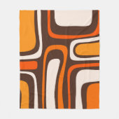 Couverture Polaire Palm Springs Motif Abstrait moderne du milieu du s (Devant)