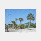 Couverture Polaire Palm Trees polaire (Devant (Horizontal))