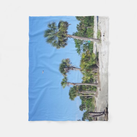 Couverture Polaire Palm Trees polaire (Devant)