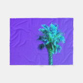 Couverture Polaire Palmier lumineux (Devant (Horizontal))