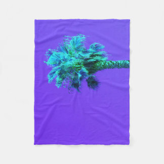 Couverture Polaire Palmier lumineux
