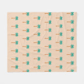 Couverture Polaire Palmiers (Devant (Horizontal))