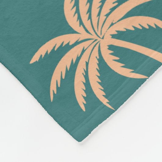 Couverture Polaire Palmiers (Coin)