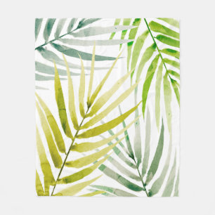 Couverture Polaire Palmiers ombres