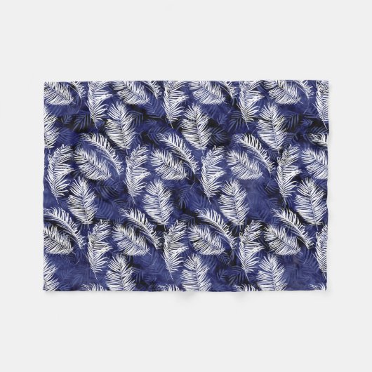 Couverture Polaire Palms d'Indigo (Devant (Horizontal))