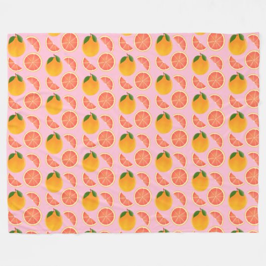 Couverture Polaire Pamplemousse (Devant (Horizontal))