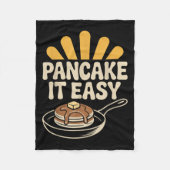Couverture Polaire Pancake It Easy Funny Breakfast Brunch Pancake (Devant)