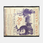 Couverture Polaire Pancho Villa 🔥 Héros Général Mexicain (Devant (Horizontal))