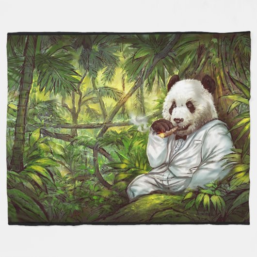 Couverture Polaire Panda (Devant (Horizontal))