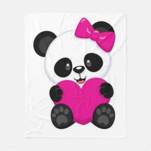 Couverture Polaire Panda (Devant)