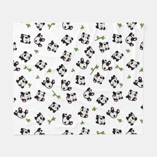 Couverture Polaire Panda (Devant (Horizontal))