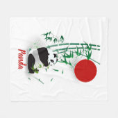 Couverture Polaire Panda (Devant (Horizontal))