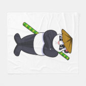 Couverture Polaire Panda à Stick combat Martial arts.PNG (Devant (Horizontal))