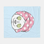 Couverture Polaire Panda au spa (Devant (Horizontal))